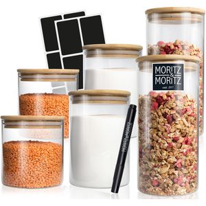 Vorratsglas Moritz&Moritz 4420, mit Bambusdeckel
