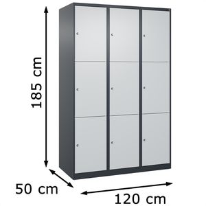 Produktbild für Schließfachschrank CP-Möbel Classic Plus lichtgrau