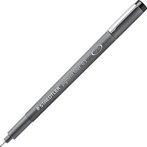 Fineliner Staedtler pigment liner, 308 01-9, schwarz