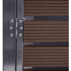 Produktbild für Mülltonnenbox Mendler HWC-K14, WPC/Edelstahl