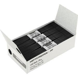 Produktbild für Heftstreifen Elba 27591 SW, 35 x 150mm, schwarz