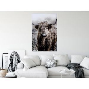 Produktbild für Wandbild Artgeist Hochlandrind Sepia