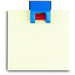 Produktbild für Planhalter-Rollenclips Maul Hebel 6241035, blau