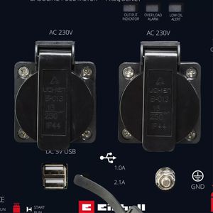 Produktbild für Stromerzeuger Einhell TE-IG 1900 DF, Benzin / Gas Inverter