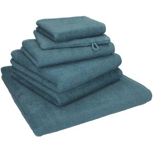 Produktbild für Handtuch Betz Berlin Set, taubenblau, 100% Baumwolle, 360 g/m²