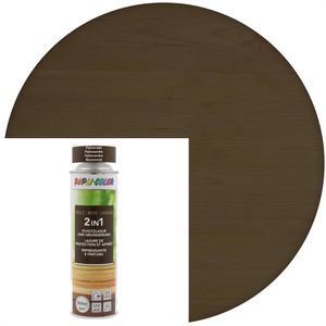 Dupli-Color Holzlasur Holzschutzlasur Spray, 0,5l, außen und innen, palisander
