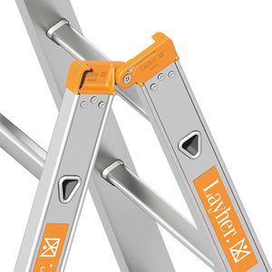 Produktbild für Stehleiter Layher Topic 1039, beidseitig begehbar