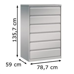 Produktbild für Karteischrank CP-Möbel Acurado C2000, für DIN A5