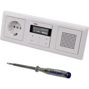 Produktbild für Radio Gira IP 232003 Internetradio Set