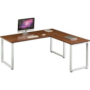 hjh-OFFICE Schreibtisch Workspace XL 674020, Maße: 180 x 180cm, L-Form