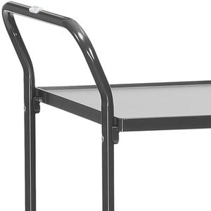 Produktbild für Tischwagen Fetra 2740, Metall &amp; Holz, Grey Edition
