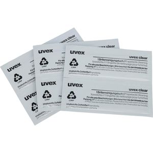 Produktbild für Brillenputztücher Uvex Feuchtreinigungstücher 9963, feucht