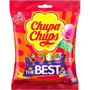 Chupa-Chups Lutscher The Best Of, 120 g, 10 Stück