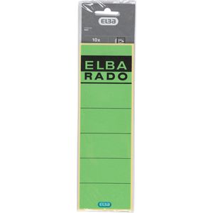 Produktbild für Rückenschilder Elba 100420948 rado, grün