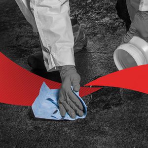 Produktbild für Putztuchrolle Wypall X60 8380, Hydroknit-Technologie, blau