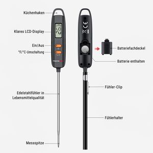 Produktbild für Fleischthermometer ThermoPro TP516