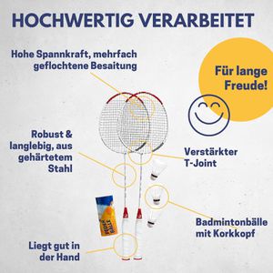 Produktbild für Badmintonschläger Best-Sporting 260 XT, 6-teiliges Set
