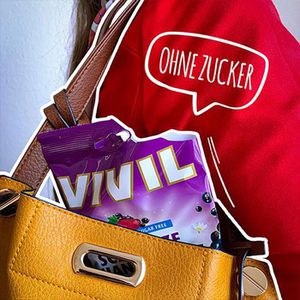 Produktbild für Kräuterbonbons Vivil Schwarze Johannisbeere