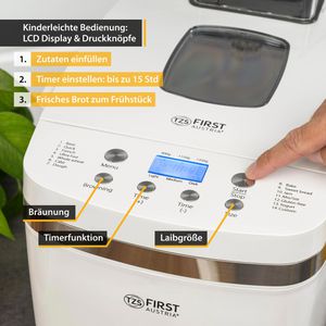 Produktbild für Brotbackautomat TZS-First-Austria FA-5152-5