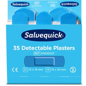 Pflaster Salvequick Detectable, 35 Strips