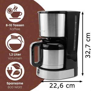 Produktbild für Kaffeemaschine Clatronic KA 3805, mit Thermoskanne