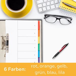 Produktbild für Register perfect-line A4, blanko