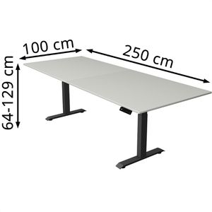 Produktbild für Schreibtisch Kerkmann Move 4 lichtgrau / anthrazit