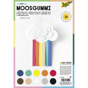 Produktbild für Moosgummi Folia 231009 Basic, 20 x 29 cm