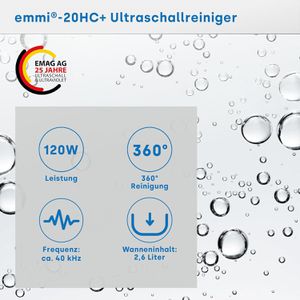 Produktbild für Ultraschallreinigungsgerät Emag Emmi 20 HC Plus