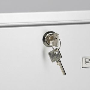 Produktbild für Briefkasten Burg-Wächter Comfort 913 W, weiß, aus Stahl