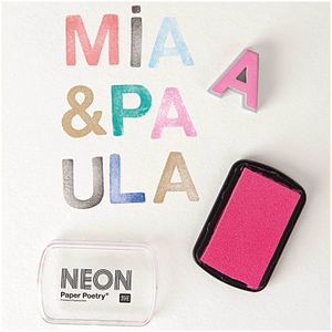 Produktbild für Stempelkissen Rico-Design Neon, für Kreativprojekte, neonpink