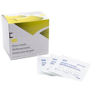 Produktbild für Mullkompressen Teqler 603875, aus Baumwolle, steril