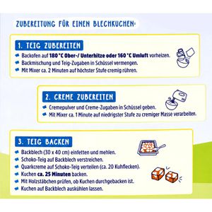 Produktbild für Kuchenbackmischung RUF Kuh Elsa, Schokokuchen mit Quarkcreme