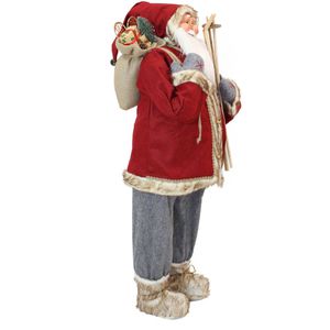 Produktbild für Weihnachtsfigur Frank-Flechtwaren Nikolaus XXL
