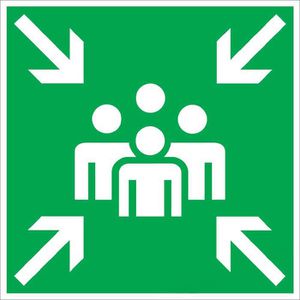 Hinweisschild Abtec BGV A8 E11, Kunststoff