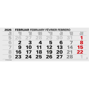 Produktbild für 3-Monatskalender Kalenderwerk Varius mit Ferienübersicht
