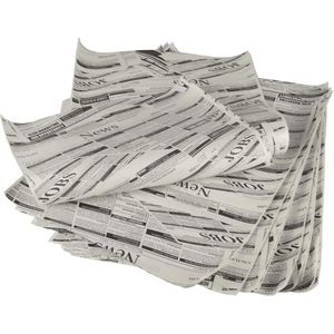 Produktbild für Butterbrotpapier Papstar 86725 mit Motiv Newsprint