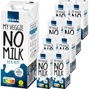 Edeka Haferdrink My Veggie No Milk, je 1 Liter, 8 Stück