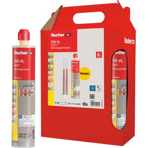 Injektionsmörtel Fischer 576809, FIS VL 300 T K Sixpack
