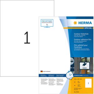 Folienetiketten Herma 9543 Outdoor, weiß matt