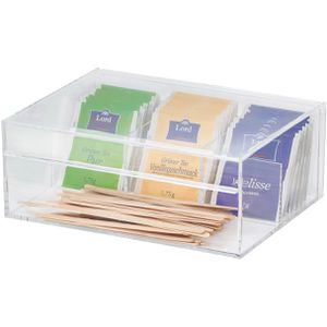 Produktbild für Teebox APS 11563, für Teebeutel, transparent, aus Kunststoff
