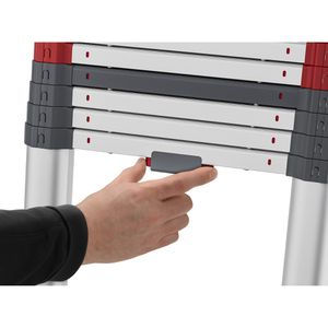 Produktbild für Teleskopleiter Hailo Master FlexLine T100, Länge 2,65m
