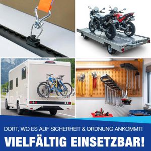 Produktbild für Zurrösen NTG LS.8602 Black für Airlineschiene