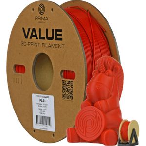 Produktbild für Filament Prima Value 12792, PLA+, rot