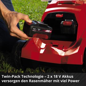 Produktbild für Rasenmäher Einhell-Professional RASARRO 36/38, 3413180, Akku