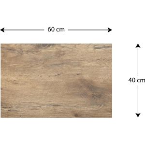 Produktbild für Magnettafel ALLboards MetalBoards, Holzoptik