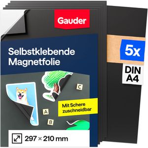Produktbild für Magnetfolie Gauder A4, selbstklebend