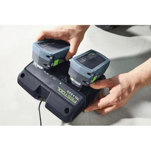 Produktbild für Werkzeugakku Festool Energie-Set SYS 18V 2xTBX4/TCL6DUO