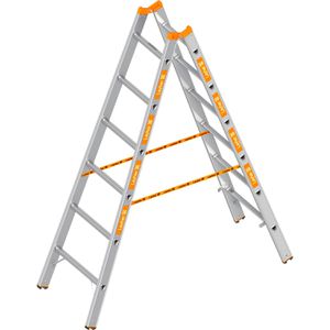 Produktbild für Stehleiter Layher Topic 1039, beidseitig begehbar