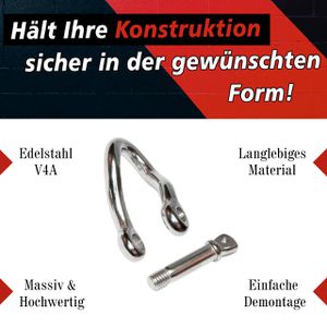 Produktbild für Schäkel PRIOstahl 245, 1500kg